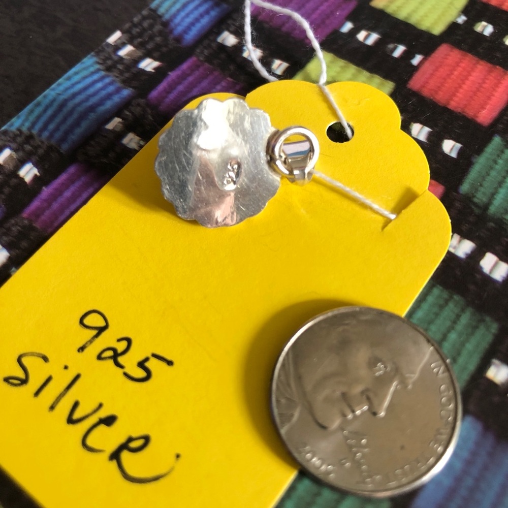 925 Silver & Pink Pendant - Picture 3 of 3